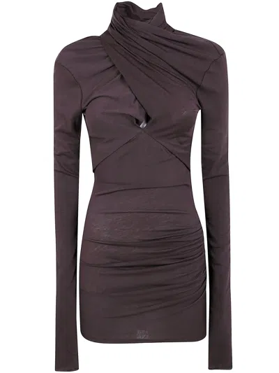 Entire Studios "gres" Top In Brown