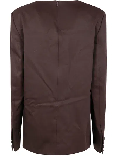 Entire Studios "tailored" Shirts Clothing In Brown