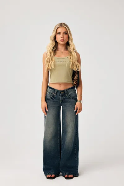 Abrand 00 Super Low & Wide Petite Miley In Blue