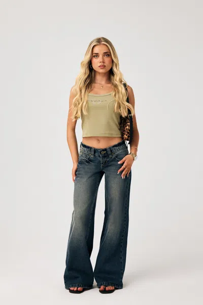 Abrand 00 Super Low & Wide Petite Miley In Blue