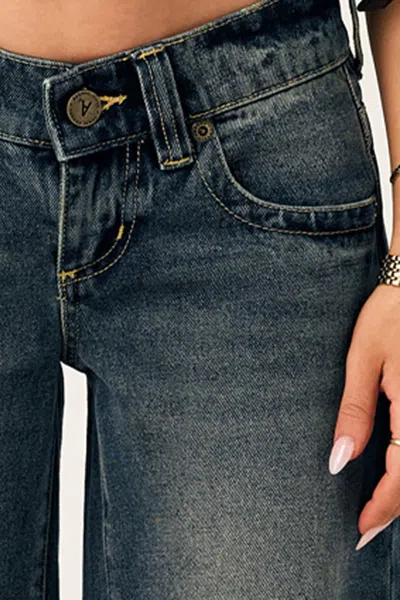 Abrand 00 Super Low & Wide Petite Miley In Blue