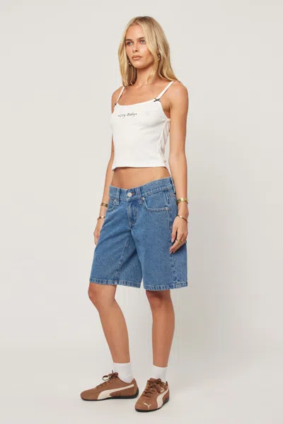 Abrand 00 Super Low Short Demi In Blue