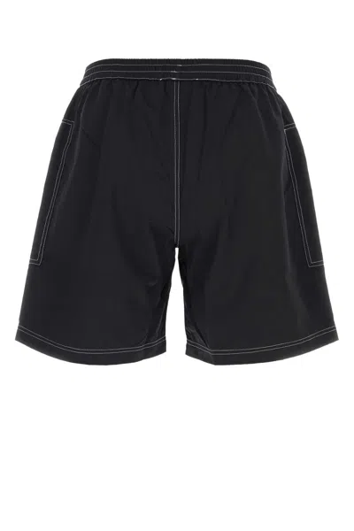 Gimaguas Black Cotton Quique Bermuda Shorts In Black