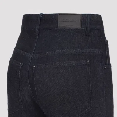 Giorgio Armani High-waist Flared Trousers With Five-pocket Styling In Multi