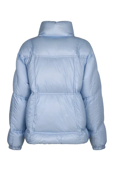 Herno Laminar Quilted Ripstop Jacket In Blue