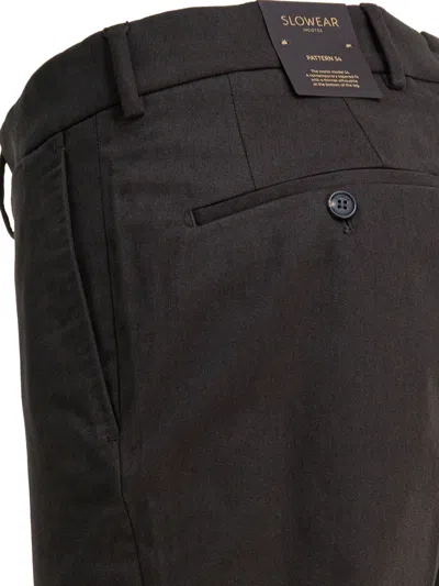 Incotex Pressed-crease Trousers In Black