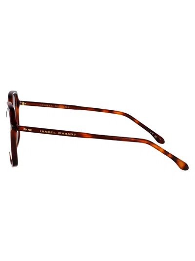 Isabel Marant Havana Acetate Glasses In Brown