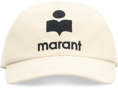 Isabel Marant Logo Baseball Cap In Neutral