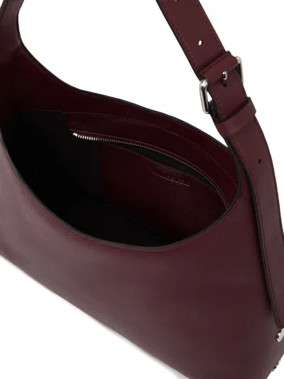 Karl Lagerfeld Marais Hobo In Burgundy