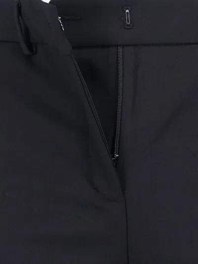 Incotex Virgin Wool Pants In Black