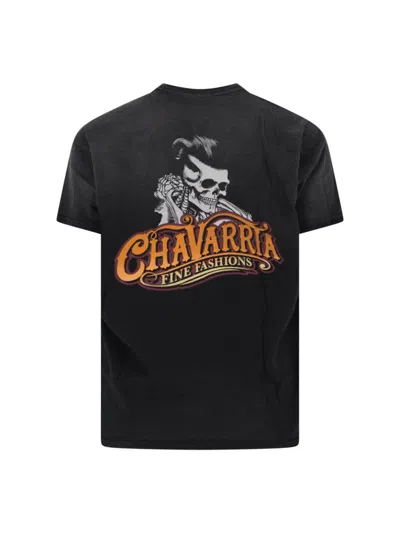 Willy Chavarria Chavarria Pomade Easy Logo-print Cotton-jersey T-shirt In Black