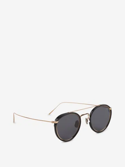 Eyevan Round Sunglasses 762 In Gray