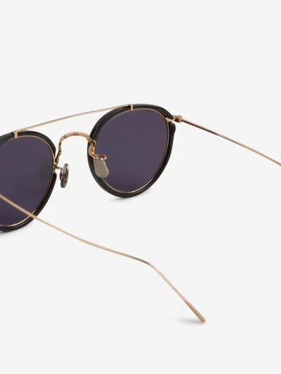 Eyevan Round Sunglasses 762 In Gray