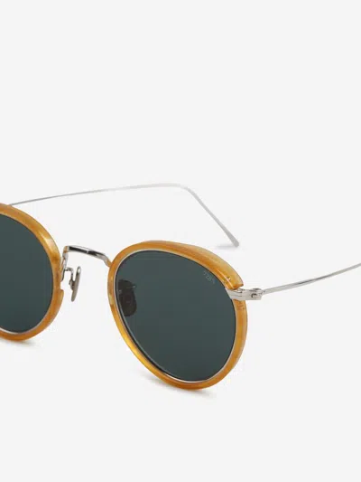 Eyevan Round Sunglasses In Green
