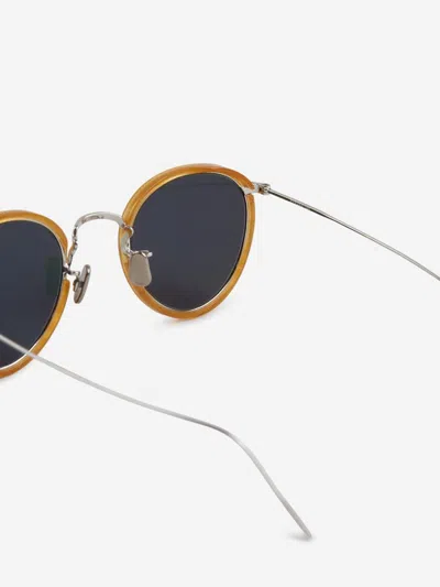 Eyevan Round Sunglasses In Green