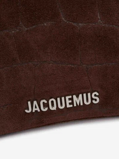 Jacquemus Le Bisou Perle Shoulder Bag In Brown