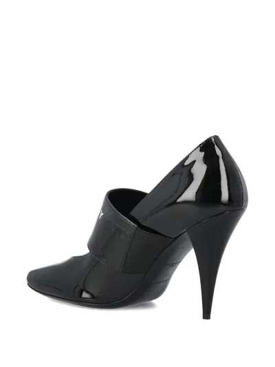 Givenchy Tape Sliced Square Pumps In Patent Leather In Black