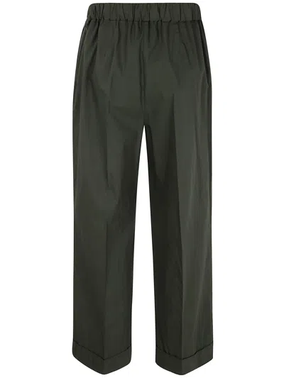 Kiltie Kirk Wide Leg Trousers In Gray