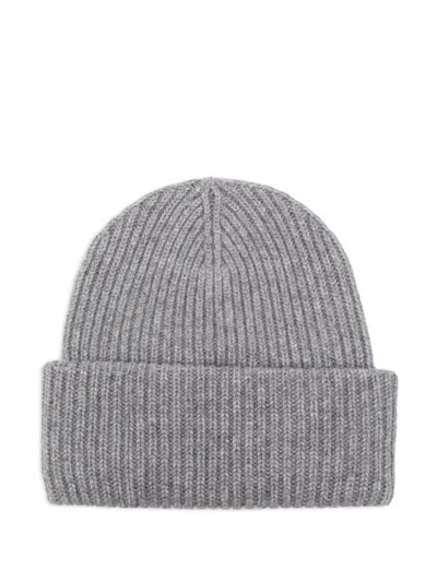 Mc2 Saint Barth "berry" Knitted Hat Accessories In Gray