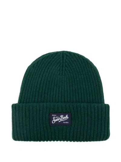 Mc2 Saint Barth "berry" Knitted Hat Accessories In Green