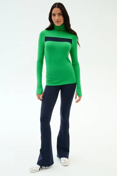 Splits59 Lennon Rib Turtleneck In Green