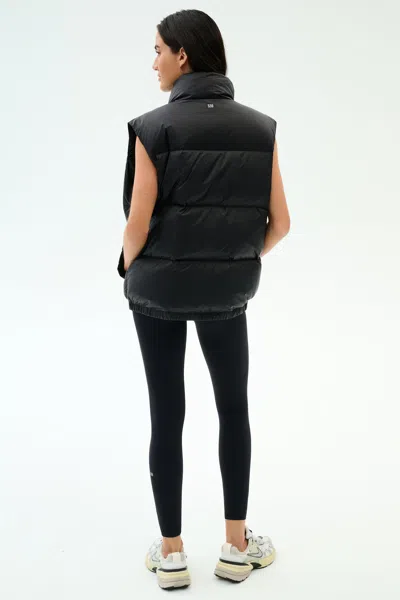 Splits59 Summit Nylon Puffer Vest In Black