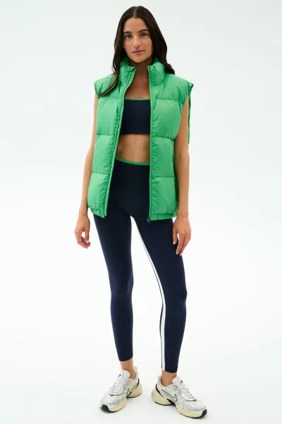 Splits59 Summit Nylon Puffer Vest In Green