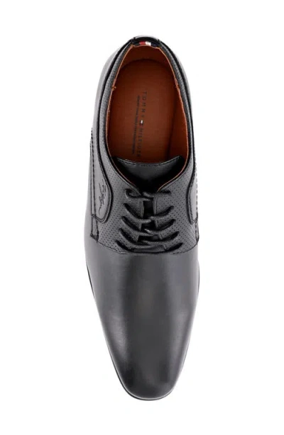 Tommy Hilfiger Men's Soli Lace-up Dress Oxfords In Black