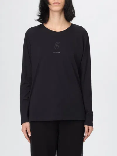 Armani Exchange T-shirt  Woman Color Black In Black