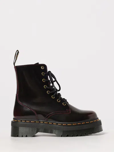 Dr. Martens Boots  Woman Color Burgundy In Burgundy