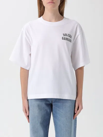 Dolce & Gabbana Embroidered T-shirt In White