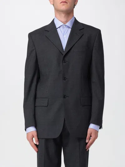 Sunflower Blazer  Men Color Charcoal In Gray