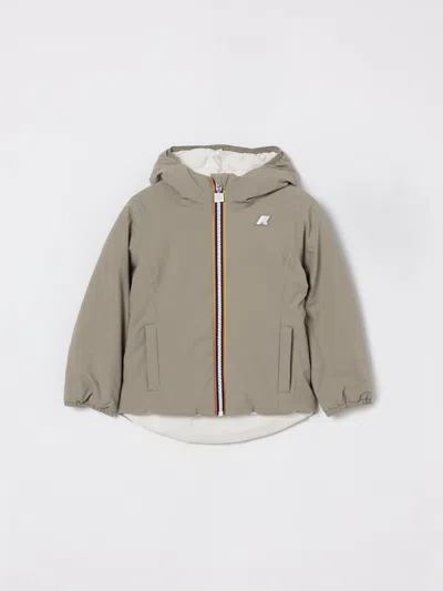 K-way Jacket  Kids Color Green In Gray