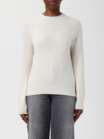 Lacoste Sweater  Woman Color Beige In Gray