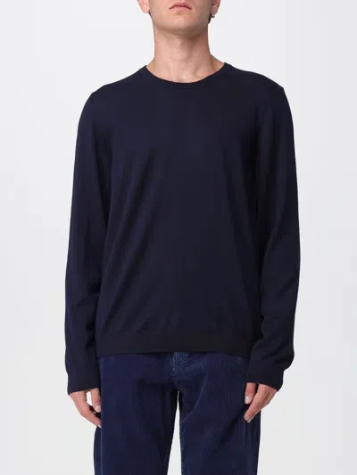 Hugo Boss Boss Imberto Textured Sweater In Blue | ModeSens