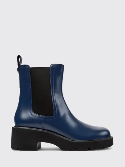 Camper Milah Platform Chelsea Boot In Blue