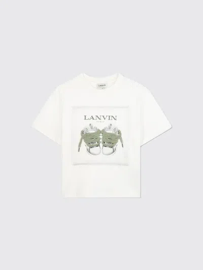 Lanvin T-shirt  Kids Color White In White