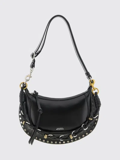 Isabel Marant Oskan Moon Shoulder Bag In Black