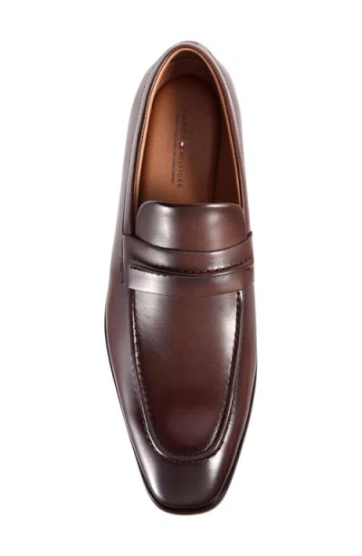 Tommy Hilfiger Men's Steran Slip On Dress Loafers In Brown
