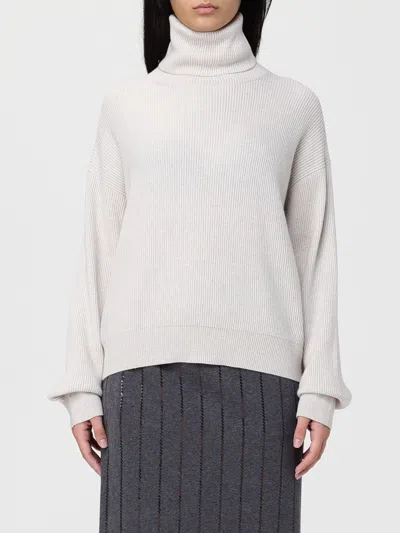 Brunello Cucinelli Cashmere Turtleneck In White