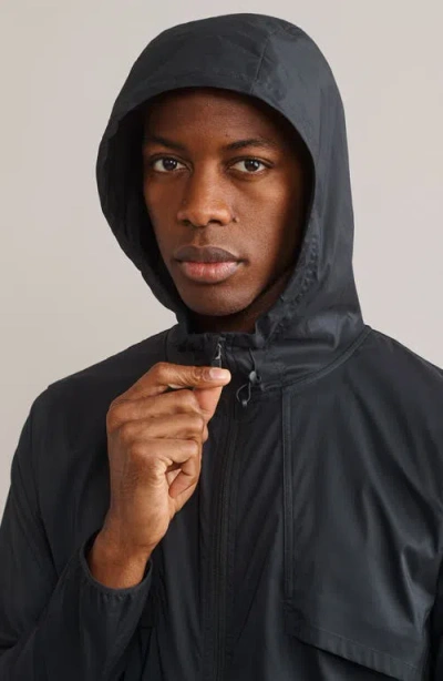Rhone Outpace Full Zip Jacket In Black