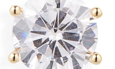 Nordstrom Rack Cz Linear Drop Earrings In Gold