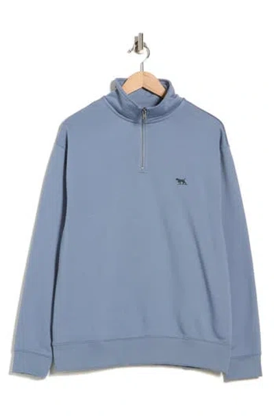 Rodd & Gunn Bayview Road Quarter-zip Pullover Sweatshirt In Gray