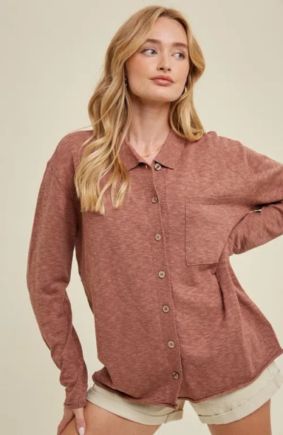Wishlist Knit Shacket In Multi