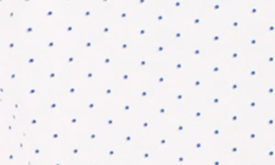 Report Collection Dot Print Slim Fit Stretch Dress Shirt In White