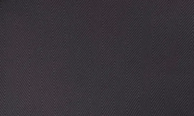 Report Collection Herringbone Print Slim Fit Stretch Dress Shirt In Black