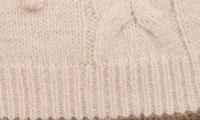 Blu Pepper Cable Knit Sweater In Multi