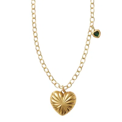 Alexie Of Athens Women's Gold Cherie Convertible Heart Wrap Necklace ...