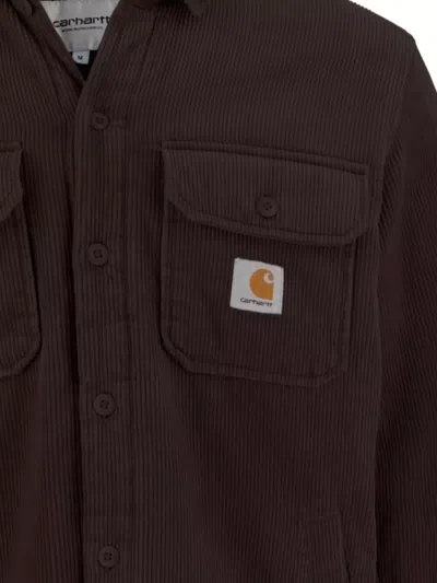 Carhartt Wip Chocolate Corduroy Whitsome Shirt Jacket In Brown