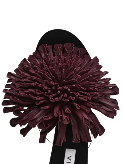 Alaïa Stiletto Heel Asymmetrical Open Toe Sandal In Multi